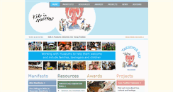 Desktop Screenshot of kidsinmuseums.org.uk